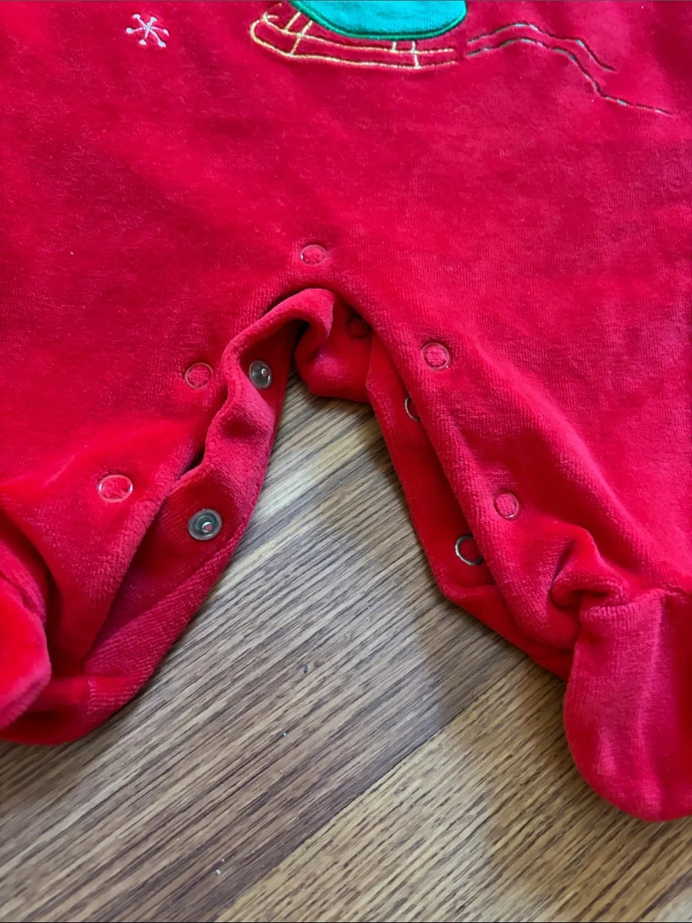 Carter's Red Green Christmas Baby Pajama Sleeper